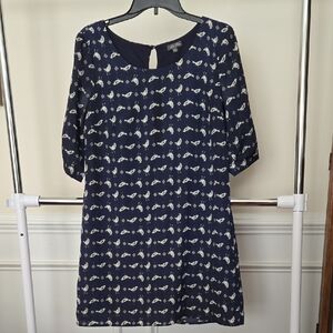 Lily Rose Navy and Cream Medium Dress